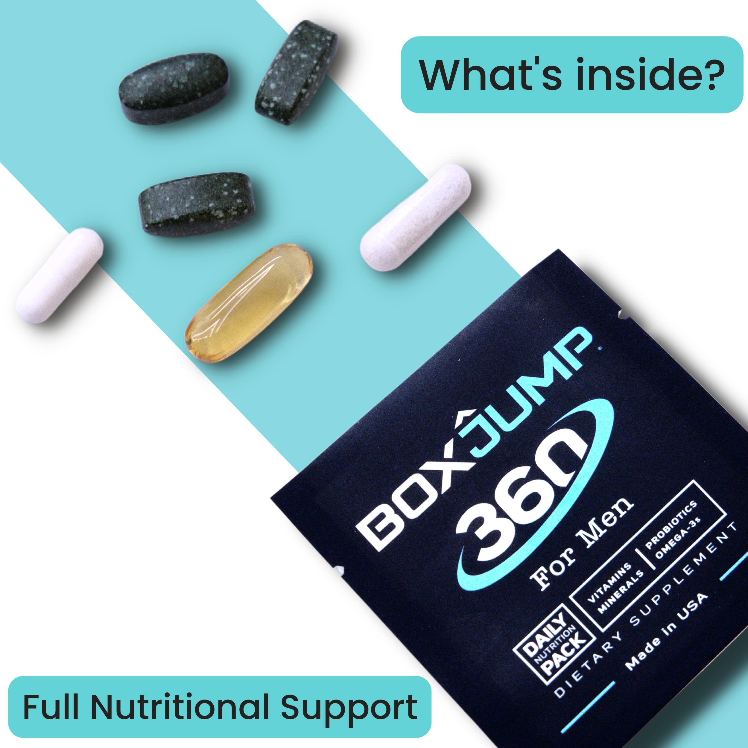 Made Man Men's Multivitamin Pack individual sachet showing contents