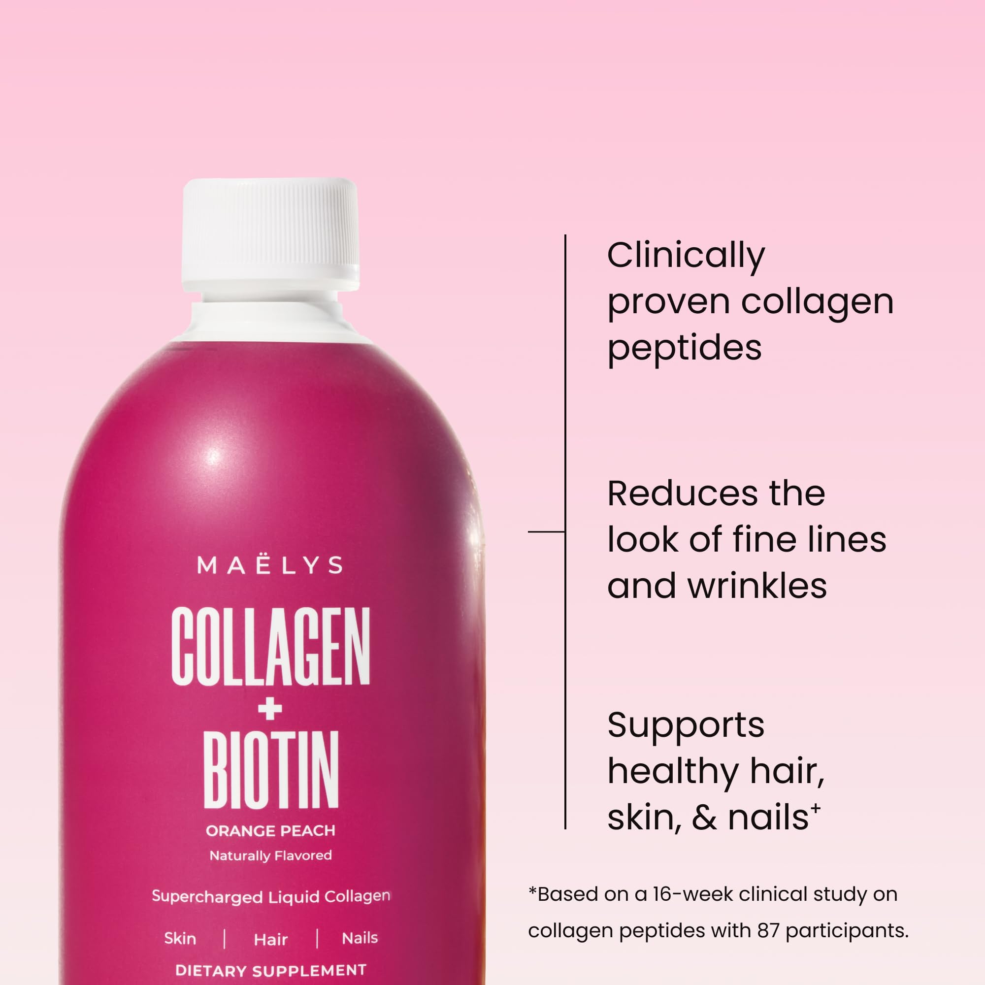 MAËLYS Collagen Peptides Supplement 649g side view