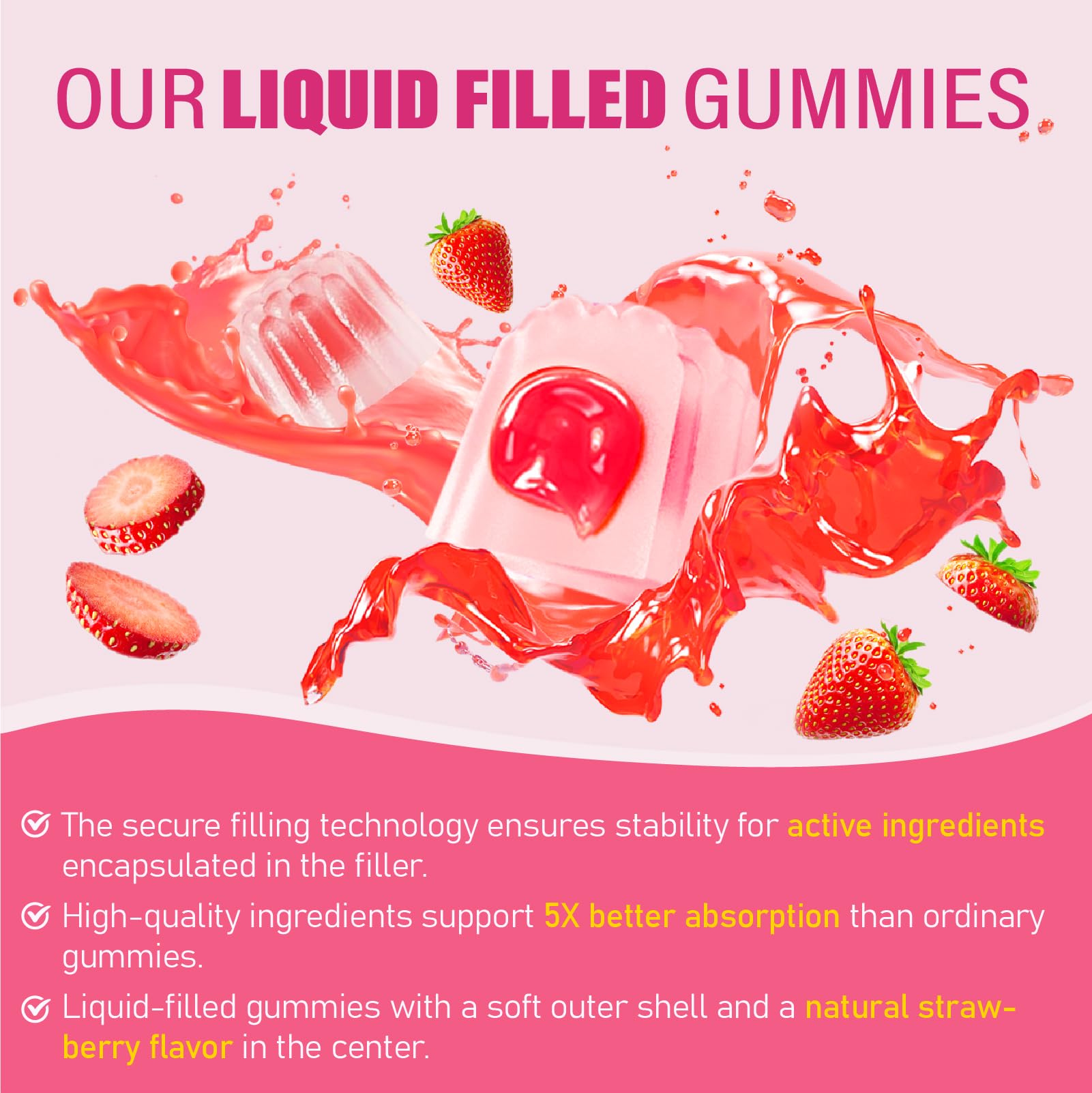 Maennyliy Calcium Citrate Gummies 1200mg lifestyle scene with gummies