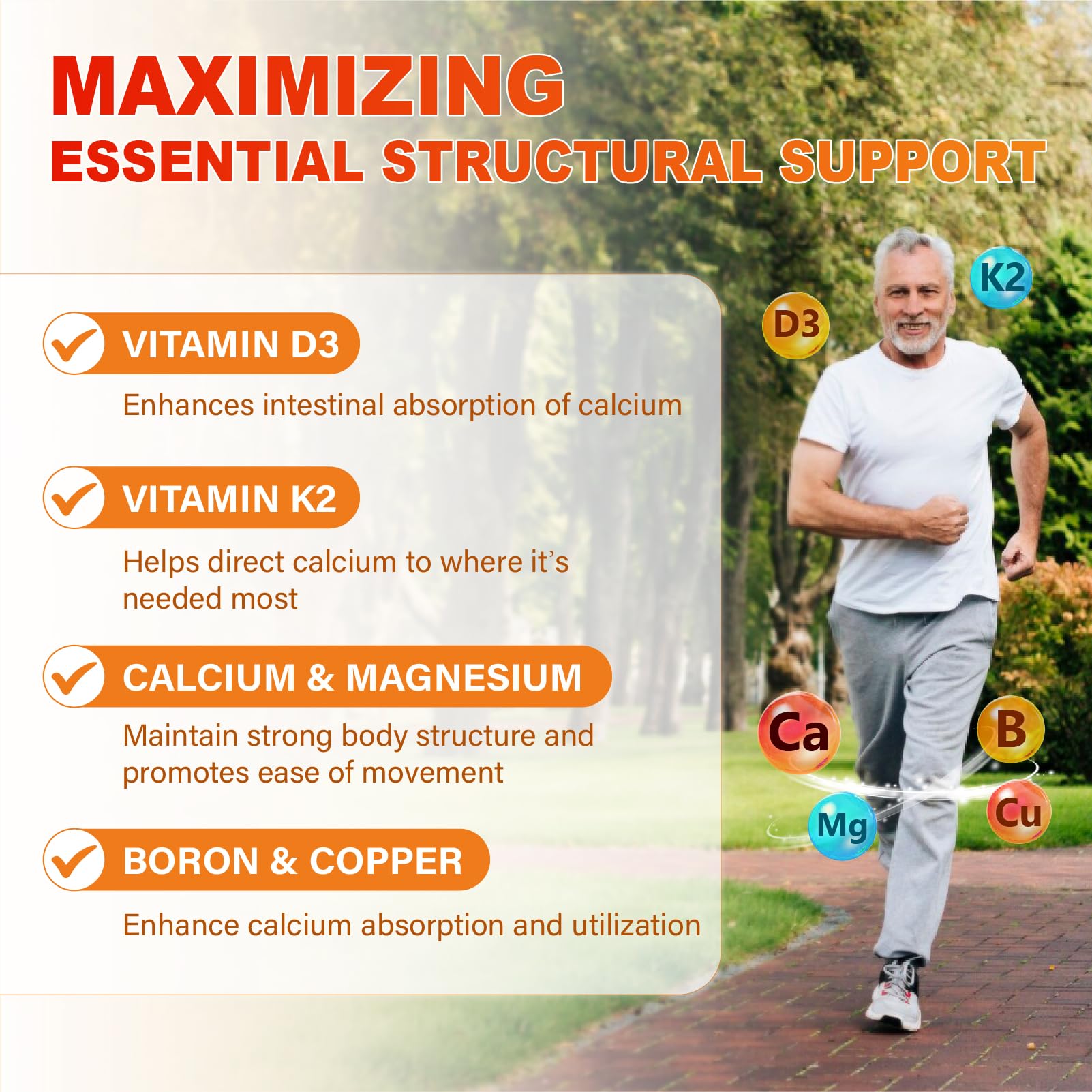 Maennyliy Calcium Magnesium Zinc Gummies with ingredients list