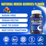 Maennyliy Melatonin Gummies 20mg lifestyle shot on bedside table