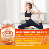 Maennyliy Vitamin D3 & K2 Gummies on a wooden table