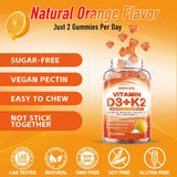 Maennyliy Vitamin D3 & K2 Gummies packaging side view