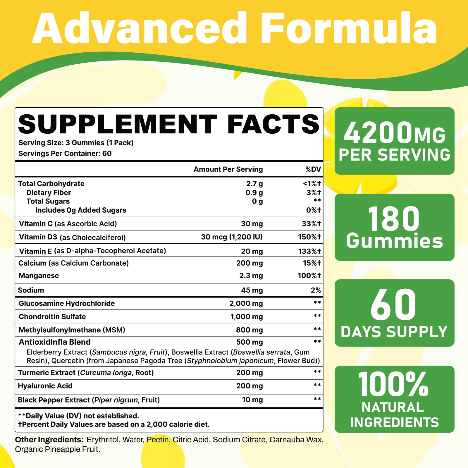 Mafetgmies Glucosamine Chondroitin Gummies 621g packaging