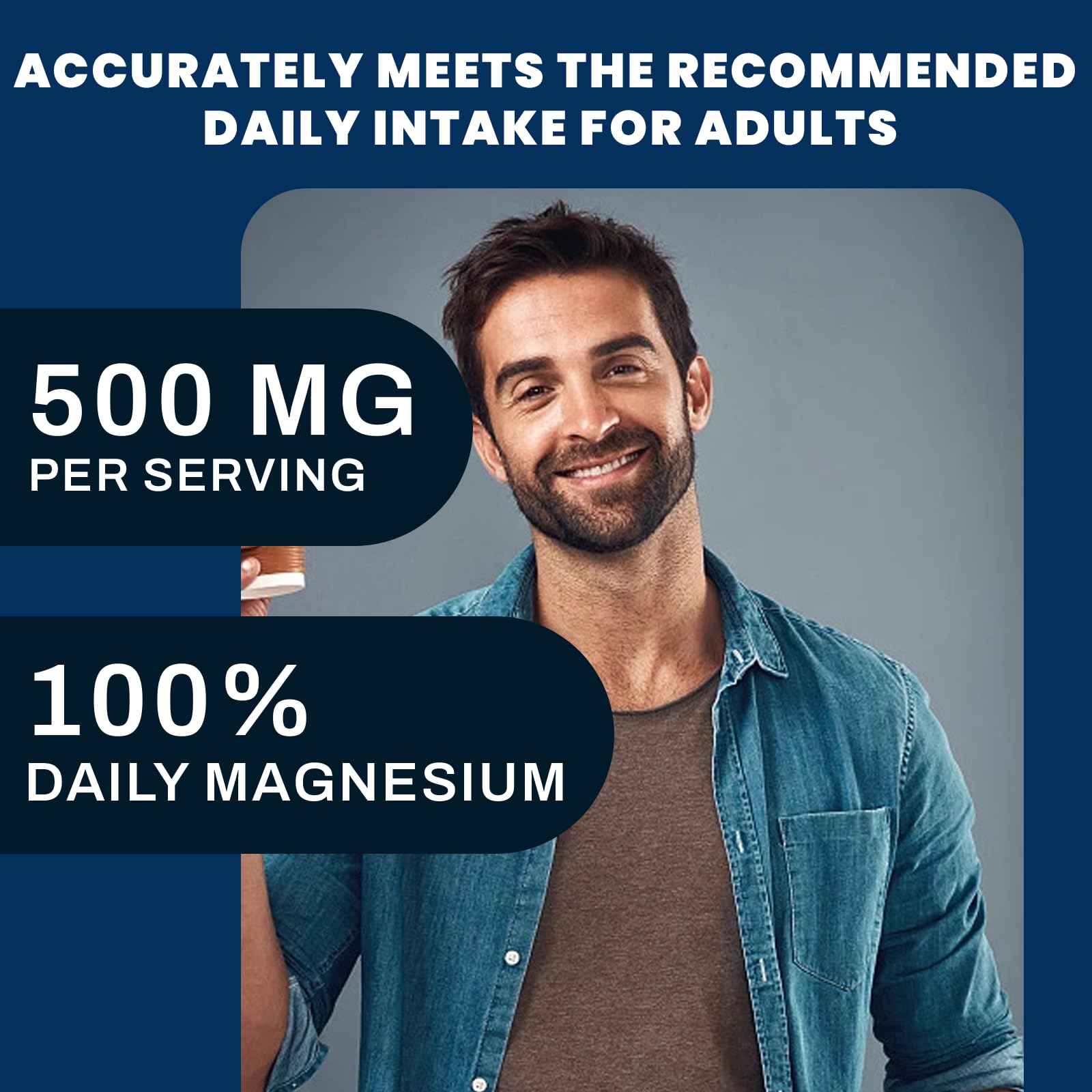MAG-8 Magnesium Complex 426mg capsule close-up