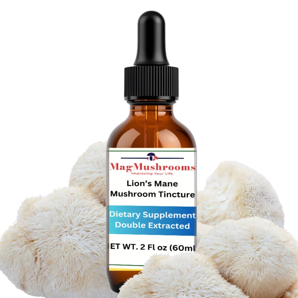 Mag Mushrooms Lion's Mane Mushroom Liquid Extract front view