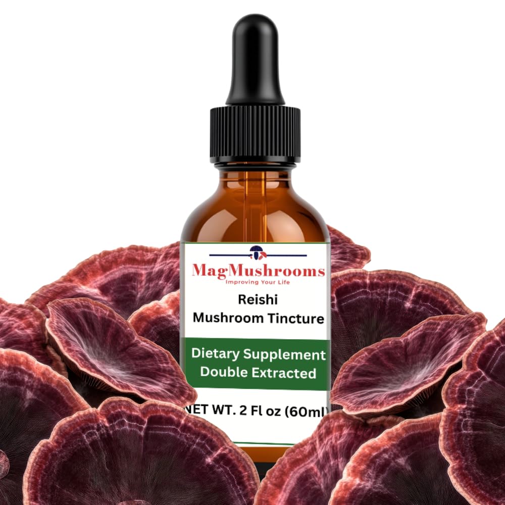 Mag Mushrooms Mushroom Supplement front view with packaging