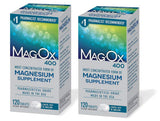 Mag-Ox 400 Magnesium Supplement front view, 272g packaging