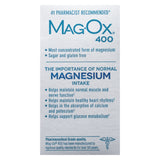 Mag-Ox 400 Magnesium Supplement on a kitchen counter