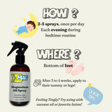 MAG use Magnesium Spray for Kids 300g side view