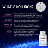 Magceutics Koji Fermented Iron Supplement 30 Capsules back view