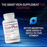 Magceutics Koji Fermented Iron Supplement 30 Capsules opened bottle