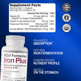 Magceutics Koji Fermented Iron Supplement 30 Capsules side view