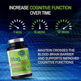 Magceutics Magnesium L Threonate & Acetyl Taurinate Capsules with measuring spoon