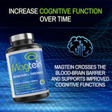 Magceutics Magnesium L Threonate supplement on a wooden table