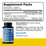 Magceutics Vitamin D3 & K2 Capsules bottle with label