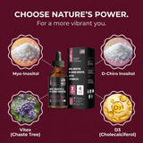 MagHealth Liquid Inositol Drops bottle on a kitchen counter