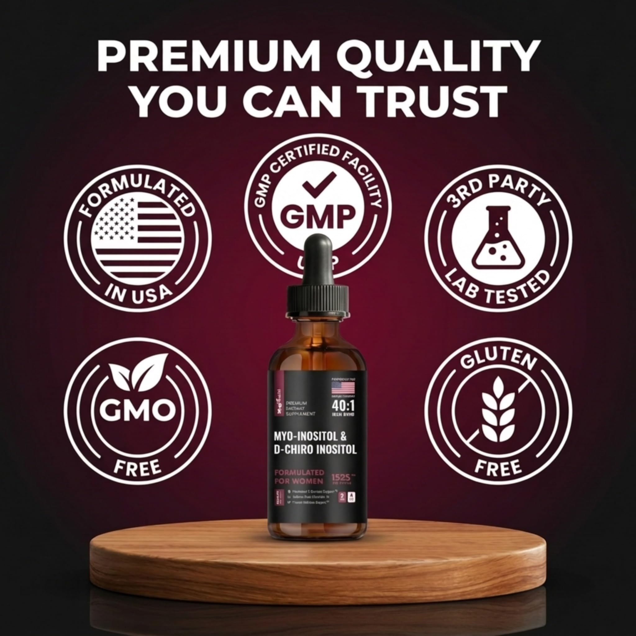 MagHealth Liquid Inositol Drops ingredients list