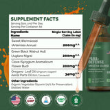 MagHealth Wormwood Tincture bottle on a wooden table