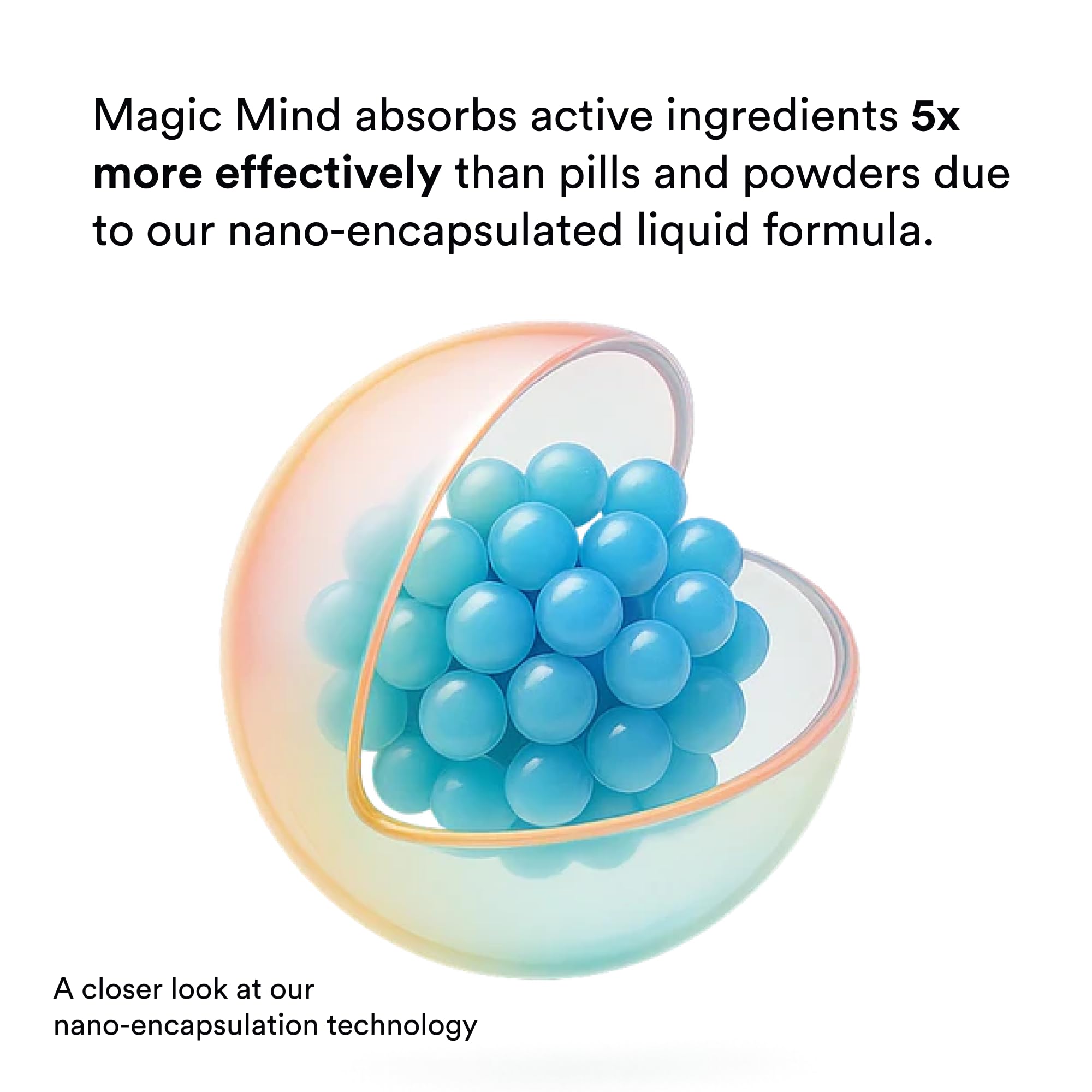 Magic Mind Sleep Shot 2oz pack of 30 on display