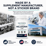 Magno-Humphries Melatonin 5 mg bottle with dosage information