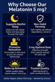 Magno-Humphries Melatonin 5 mg tablets in hand