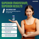 MAGNOX 520mg Magnesium Supplement lifestyle scene on a kitchen counter