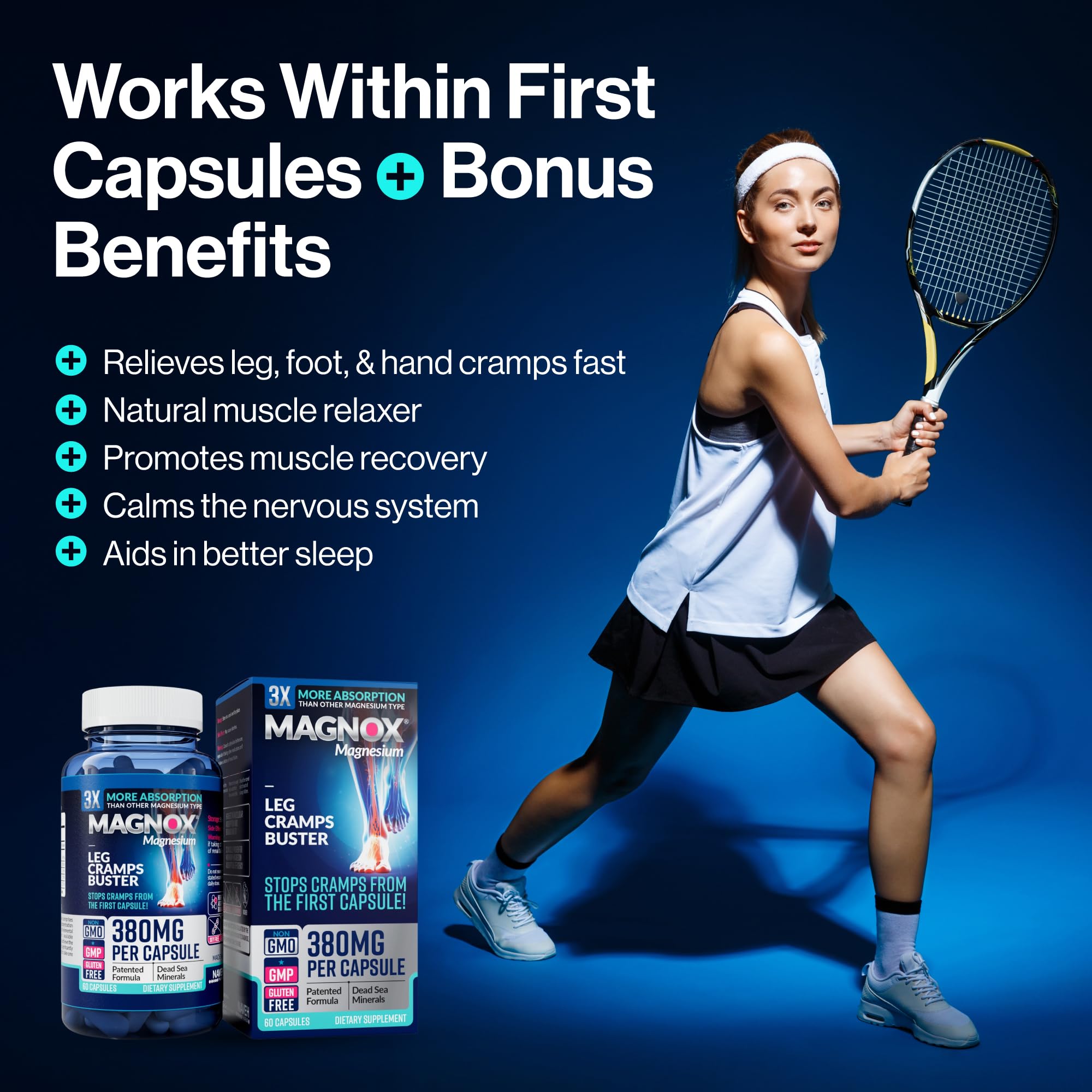 MAGNOX Leg Cramps Buster magnesium supplement ingredients list