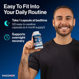 MAGNOX Leg Cramps Buster magnesium supplement on a table