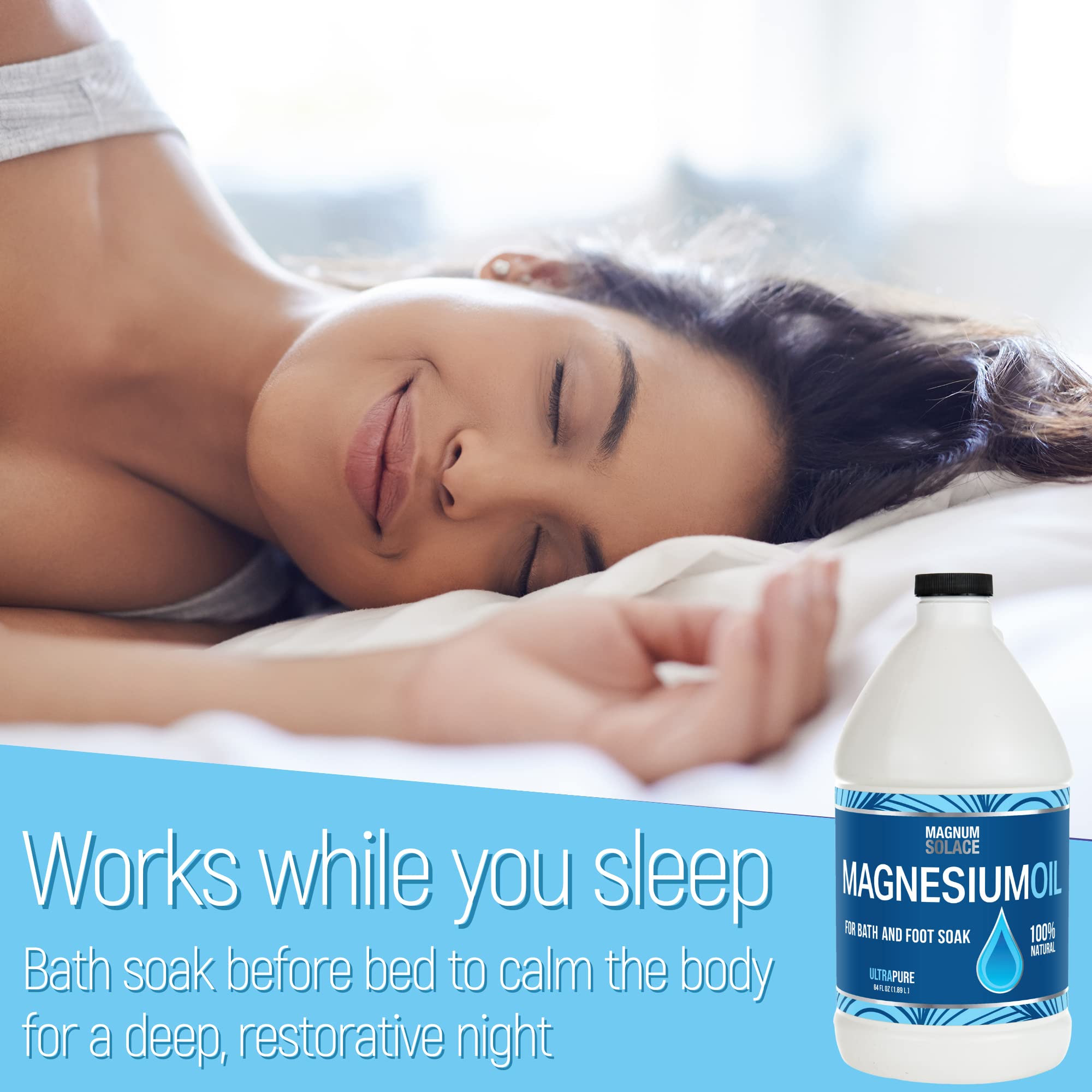Magnum Solace Magnesium Oil Spray close-up of spray nozzle