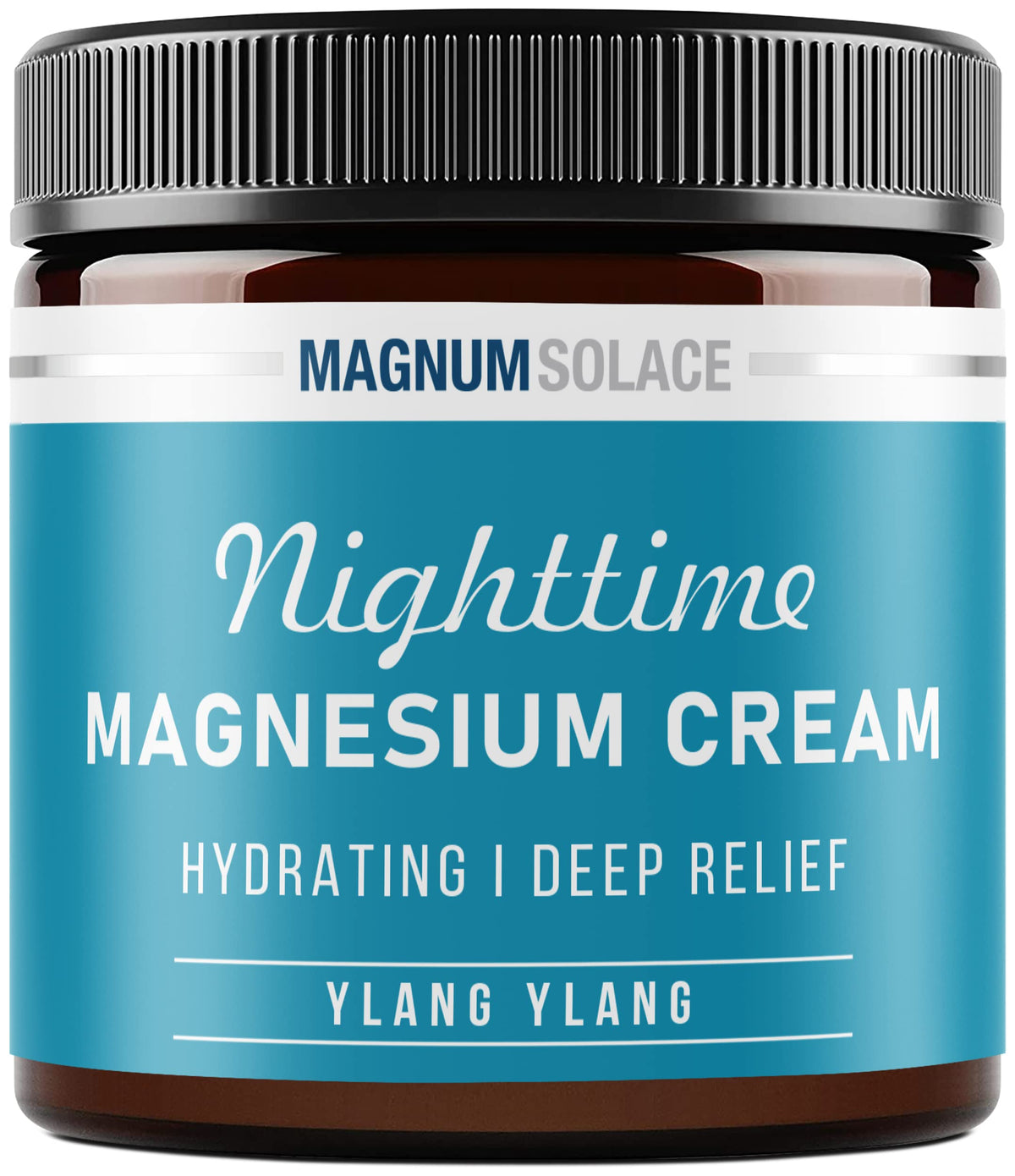 Magnum Solace Nighttime Magnesium Cream jar front view