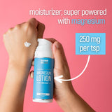 Magnum Solace Nighttime Magnesium Cream side view showing texture