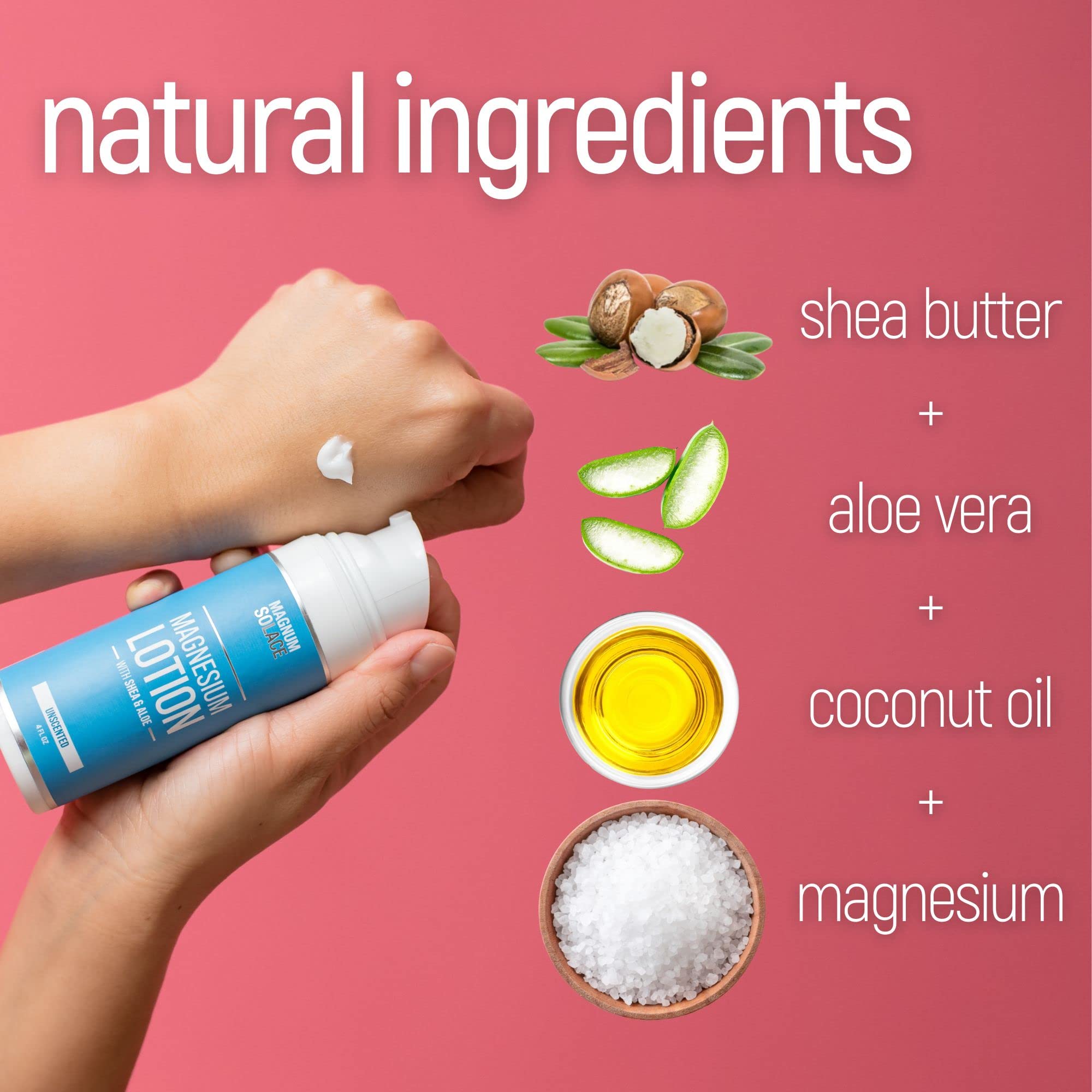 Magnum Solace Nighttime Magnesium Cream with natural ingredients