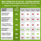 Magtein Magnesium L-Threonate Supplement nutritional information