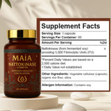 MAÏA Nattokinase 5000 Fu Enzyme Capsules side view
