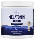 Main Products Melatonin 5 mg Gummies front view, purple packaging