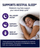 Main Products Melatonin 5 mg Gummies on a wooden table