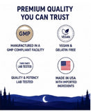 Main Products Melatonin 5 mg Gummies showing serving size on label