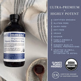 Maine Medicinals Elderberry Syrup 8 fl oz label close-up