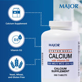MAJOR Calcium from Oyster Shells with Vitamin D packaging