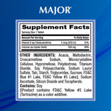 MAJOR Calcium with Vitamin D3 Tablets with a measuring spoon
