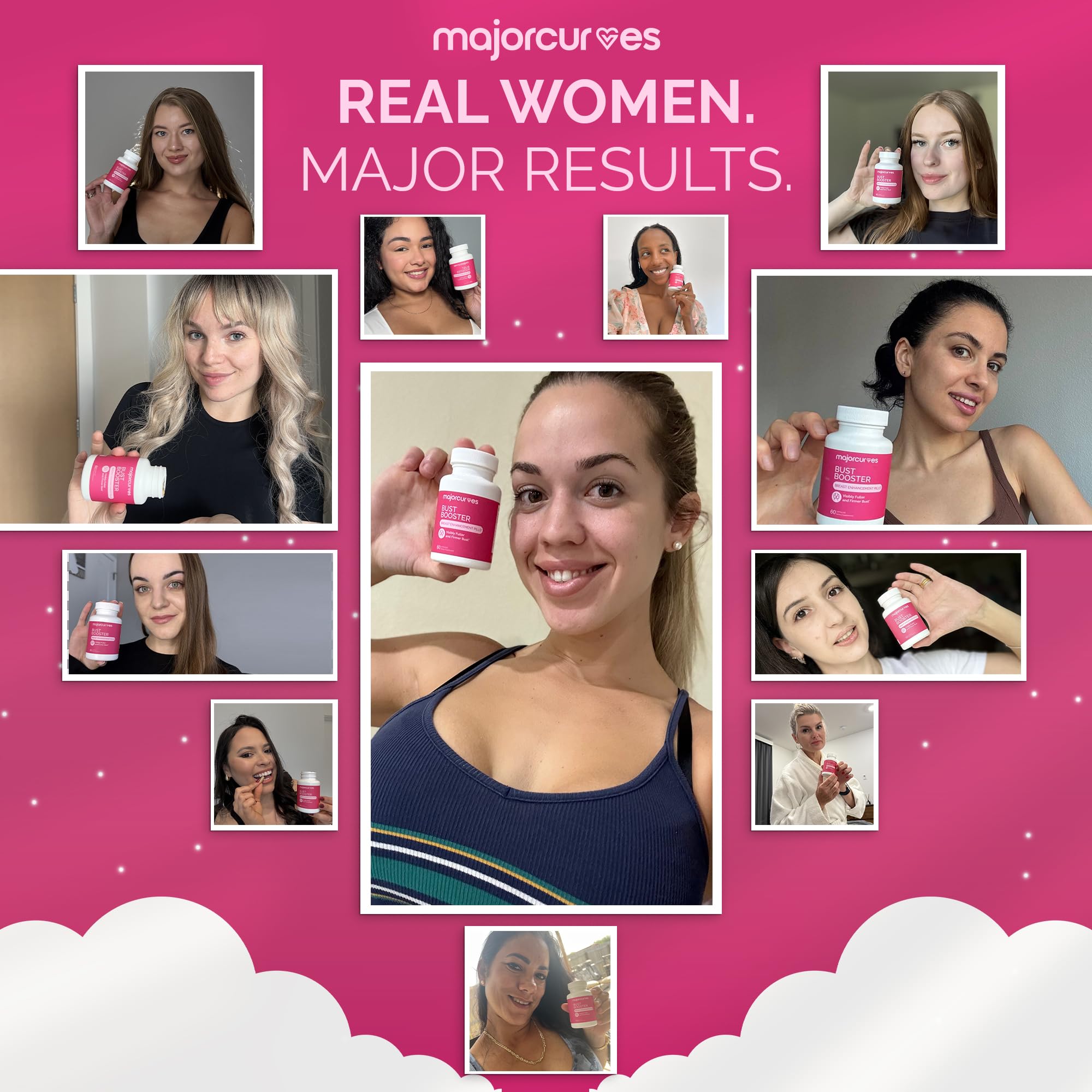 Major Curves Bust support Supplement lifestyle scene