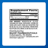 MAJOR Ferosul Iron Supplement 325mg Ferrous Sulfate bottle with cap