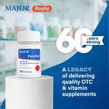 MAJOR Ferosul Iron Supplement 325mg Ferrous Sulfate side view