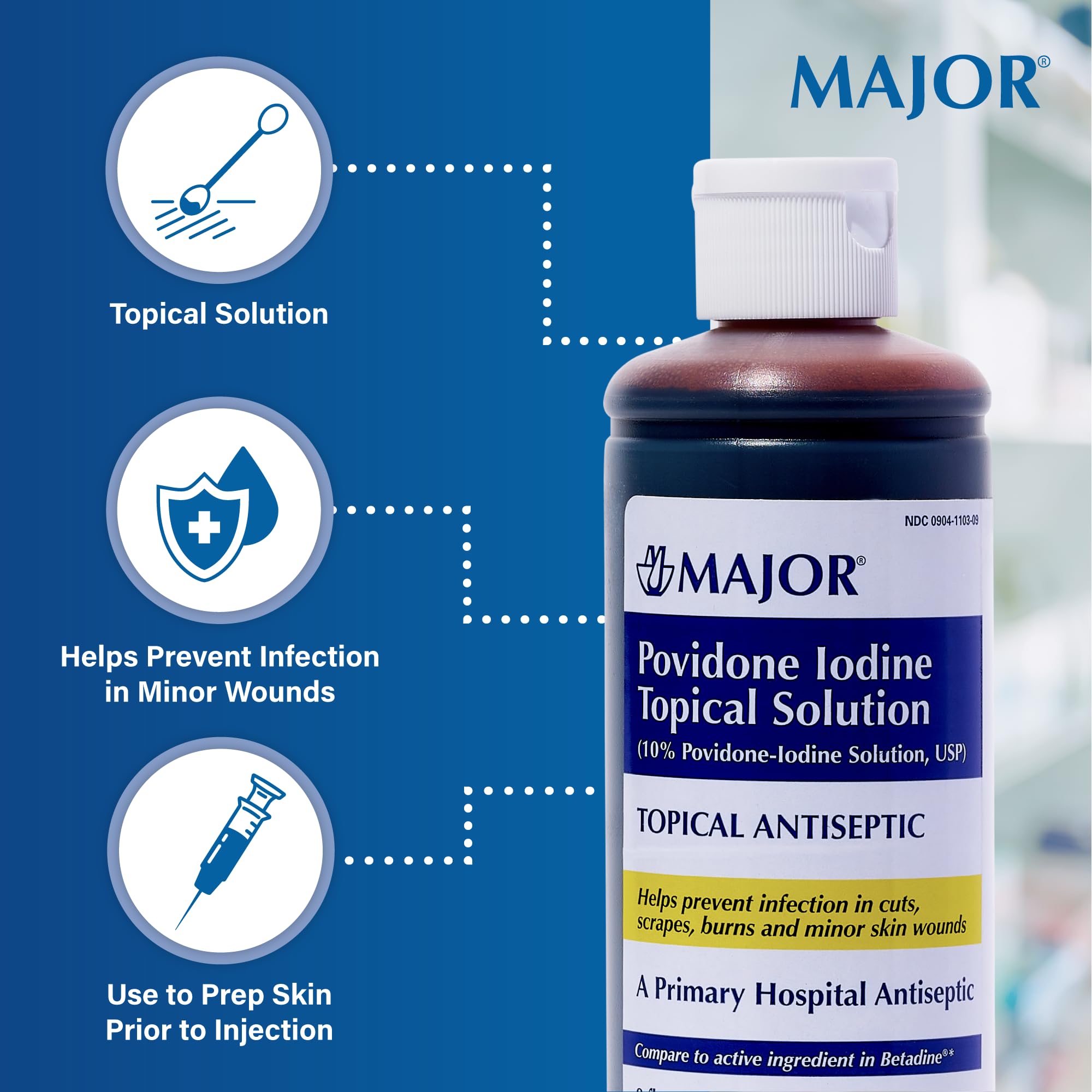 MAJOR Iodine Supplement 272g back view