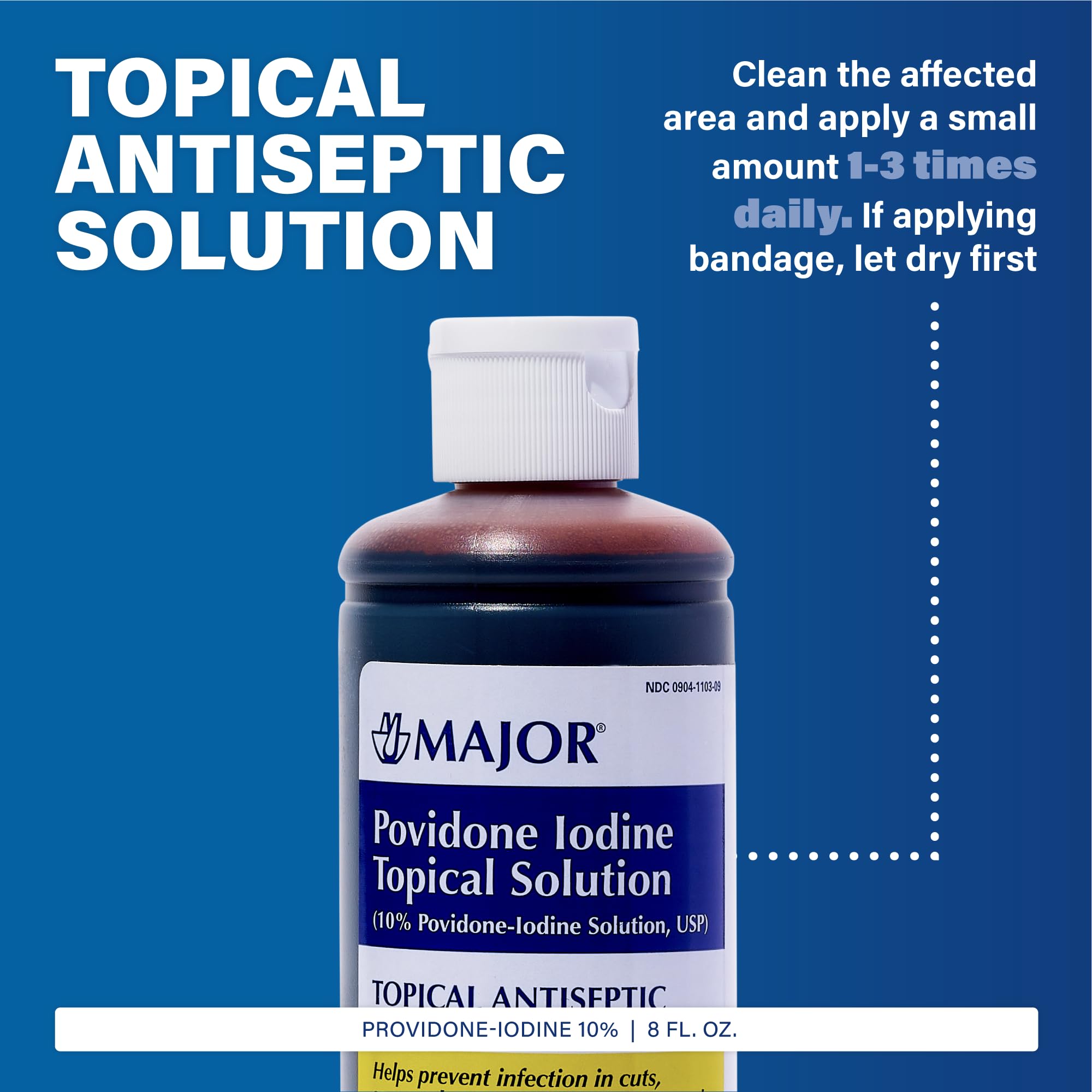 MAJOR Iodine Supplement 272g side view