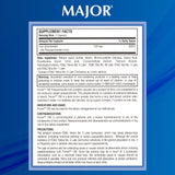 MAJOR Iron Supplement capsules on a table