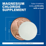 MAJOR MagDelay Magnesium Chloride 64 mg Supplement tablets close-up