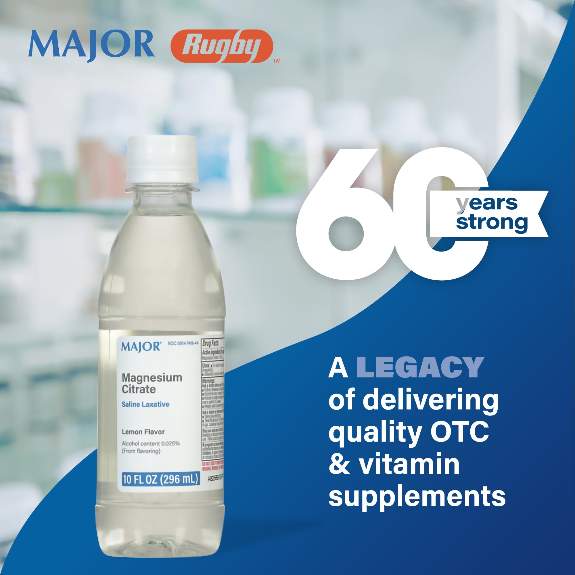 MAJOR Magnesium Citrate Saline Laxative 354g with measuring glass