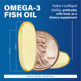 MAJOR Omega-3 Fish Oil Softgels 1000mg packaging